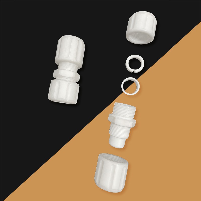 Reinforced Double-Ferrule Straight Fitting